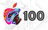 اپل آیدی - پک 100 عددی